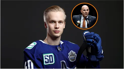Rick Tocchet's Flyers reportedly vying to spoil Elias Pettersson's Canucks plans with interest in coveted NHL defenseman.