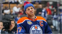 Connor McDavid #97 of the Edmonton Oilers competes in the Pepsi NHL Obstacle Course during 2024 NHL All-Star Skills Competition at Scotiabank Arena on February 02, 2024 in Toronto, Ontario.