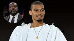 Victor Wembanyama speaks onstage during Fanatics Fest NYC 2025 at Javits Center on June 21, 2025 in New York City.