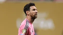 Lionel Messi of Inter Miami looks on during the match between Internacional CF Miami and FC Porto