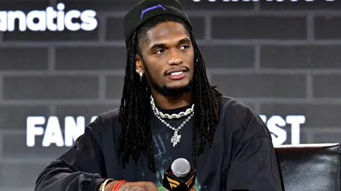 CeeDee Lamb speaks onstage at the Catching Fire panel at Fanatics Fest NYC 2025 at Javits Center on June 21, 2025 in New York City.