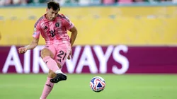 Tadeo Allende of Inter Miami CF scores his team's first goal during the FIFA Club World Cup 2025 group A match vs Palmeiras