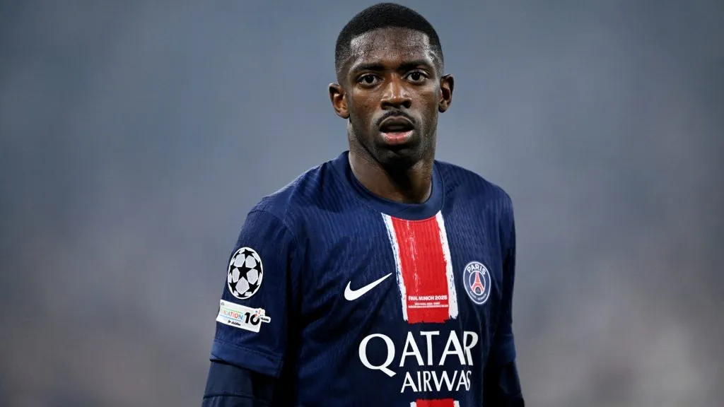 Ousmane Dembele of Paris Saint-Germain looks on during the UEFA Champions League Final 2025 between Paris Saint-Germain and FC Internazionale Milano. (Source: Justin Setterfield/Getty Images)