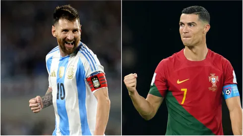Lionel Messi of Argentina and Cristiano Ronaldo of Portugal.