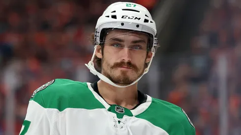 Mason Marchment during a 2025 playoff game with Dallas, now preparing for a fresh chapter with the Seattle Kraken.