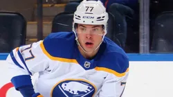 JJ Peterka during his stint in the Buffalo Sabres