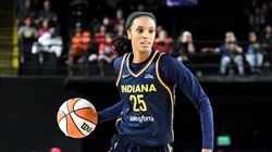 DeWanna Bonner plays a match with the Indiana Fever