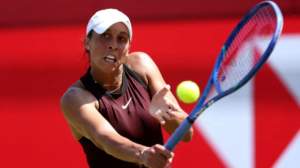 Madison Keys playing during the HSBC Championships&nbsp;(Dan Istitene/Getty Images)