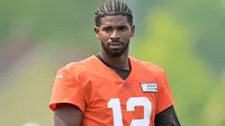 Quarterback Shedeur Sanders #12 of the Cleveland Browns.