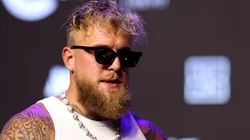 Jake Paul speaks during a press conference at The Avalon on May 14, 2025.