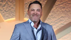 Oscar De La Hoya looks on during the press conference as part of the Riyadh Season - Latino Night on November 14, 2024 in Riyadh, Saudi Arabia.