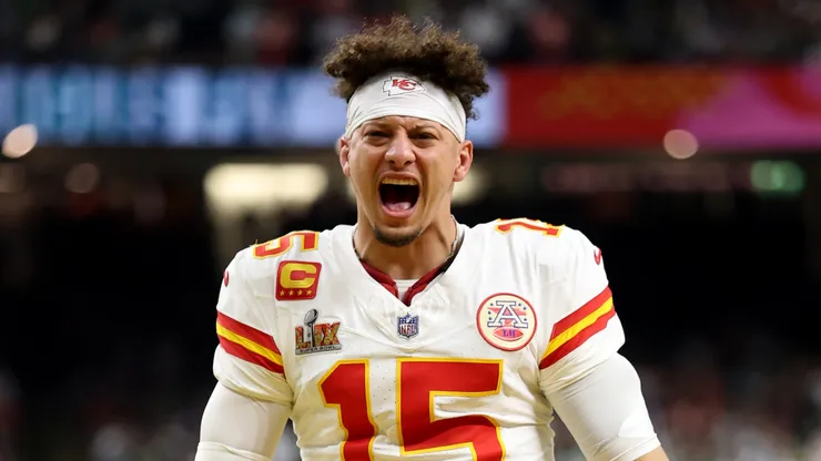 Patrick Mahomes #15 of the Kansas City Chiefs