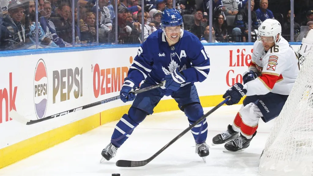 John Tavares, now under contract through 2029, expressed hope that Micth Marner will stay—but acknowledged the uncertainty. (Photo by Claus Andersen/Getty Images)