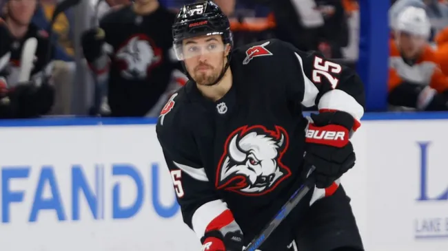 Penguins reshape blue line by trading for Connor Clifton in deal with Buffalo Sabres. (Photo by Rebecca Villagracia/Getty Images)