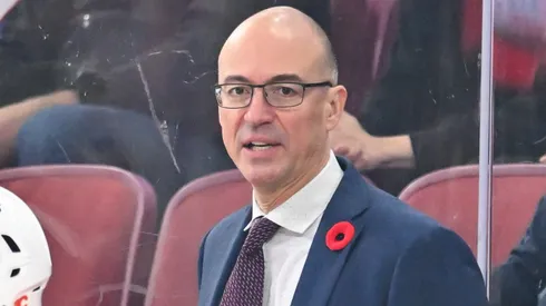 Ryan Huska, the head coach of the Calgary Flames