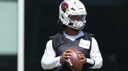 Quarterback Kyler Murray #1 of the Arizona Cardinals practices during a Mandatory Minicamp at Dignity Health Arizona Cardinals Training Center on June 12, 2025 in Tempe, Arizona.