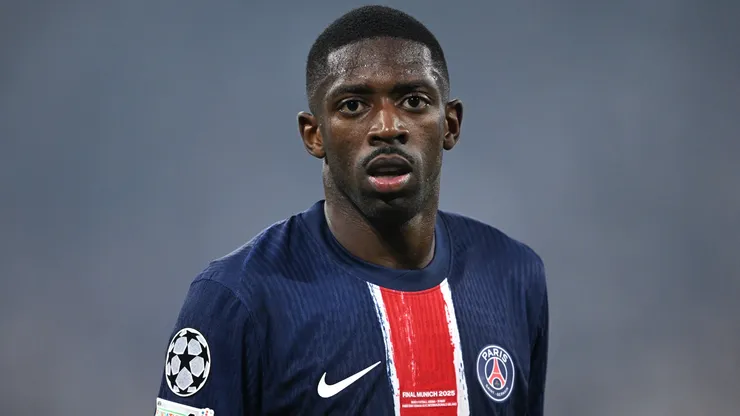 Ousmane Dembele of Paris Saint-Germain during a game.