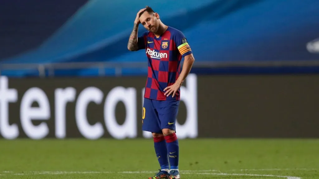 Messi suffered the worst defeat of his career with Barcelona against Bayern Munich in 2020.