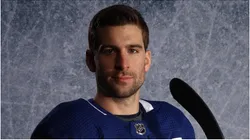 John Tavares #91 of the Toronto Maple Leafs poses for a portrait during the 2019 NHL All-Star weekend at SAP Center on January 26, 2019 in San Jose, California.