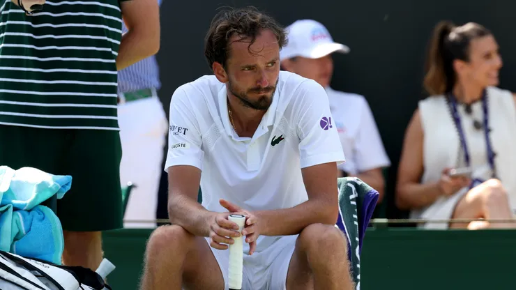 Daniil Medvedev lost in the first round of 2025 Wimbledon