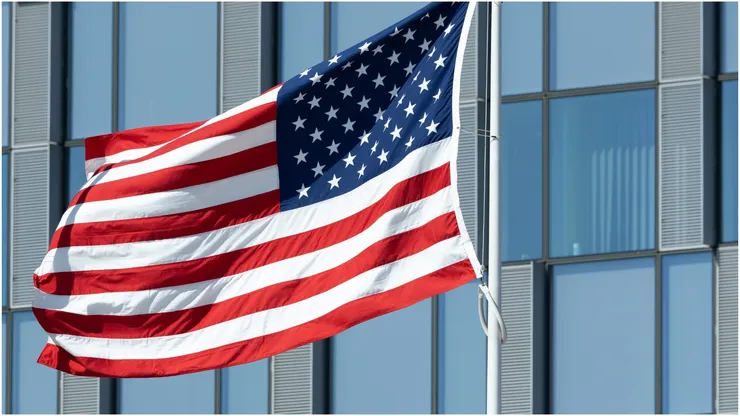 The U.S.A. flag