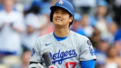 Shohei Ohtani reacts after a foul ball a game vs the Royals on June 29, 2025 in Missouri.