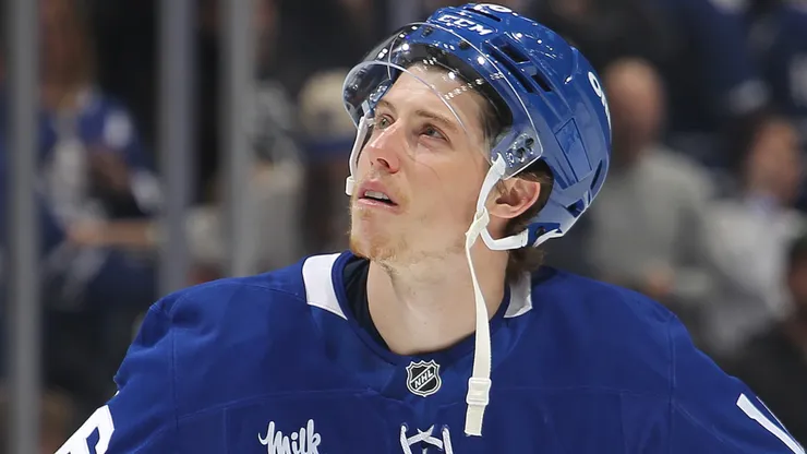 Mitch Marner, seen during his final season with Auston Matthews’ Maple Leafs, reflected on his time in Toronto with a heartfelt goodbye following his trade to the Vegas Golden Knights.