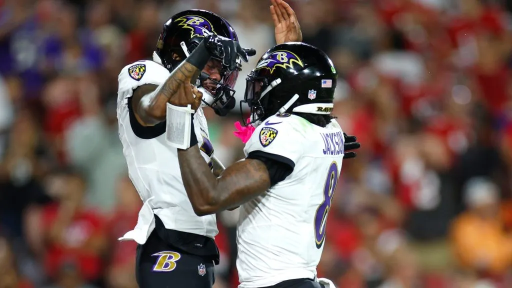 Rashod Bateman Lamar Jackson