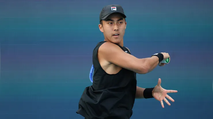 Rinky Hijikata at the 2025 Miami Open