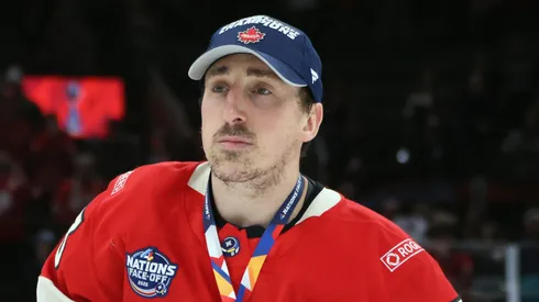 Brad Marchand with Team Canada