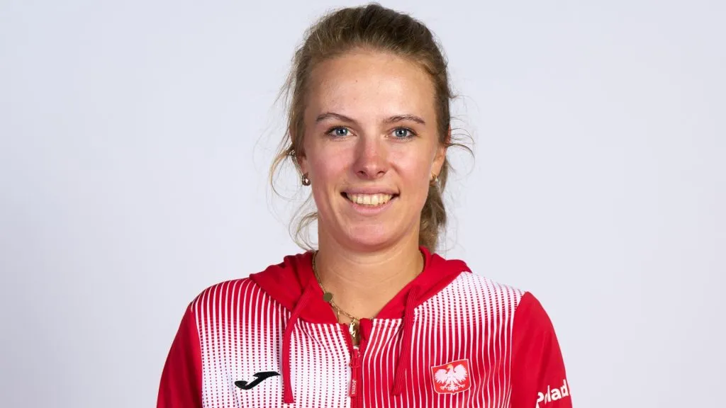Magdalena Frech of Team Poland poses for a portrait ahead of the Billie Jean King Cup Finals at Palacio de Deportes Jose Maria Martin Carpena on November 11, 2024. (Source: Angel Martinez/Getty Images for ITF)