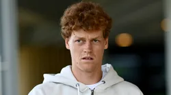 Jannik Sinner prior to an interview.