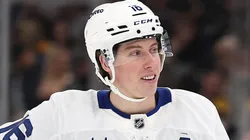 Mitch Marner trains with the Golden Knights during preseason, preparing for his Vegas debut.
