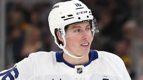 Mitch Marner trains with the Golden Knights during preseason, preparing for his Vegas debut.