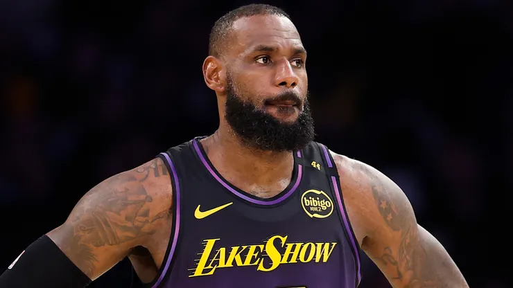 LeBron James #23 of the Los Angeles Lakers.