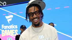 Jayden Daniels attends Fanatics Fest NYC 2025 at Javits Center on June 21, 2025 in New York City.