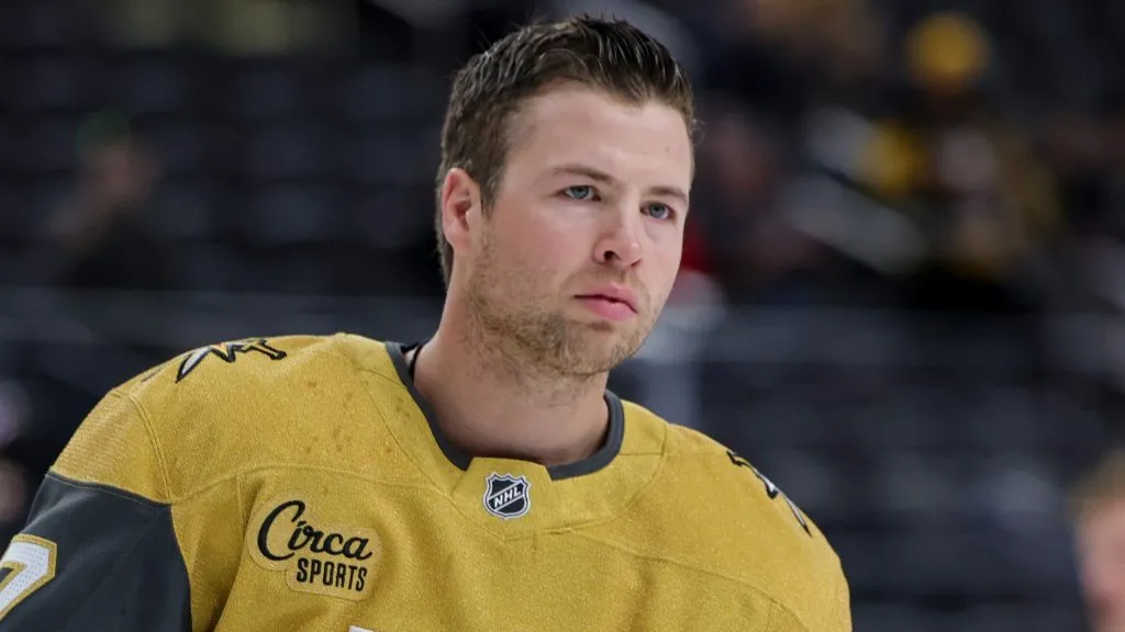 Ben Hutton of the Vegas Golden Knights