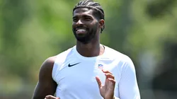 Shedeur Sanders #12 of the Cleveland Browns runs a drill after Cleveland Browns mandatory minicamp at CrossCountry Mortgage Campus on June 11, 2025 in Berea, Ohio.