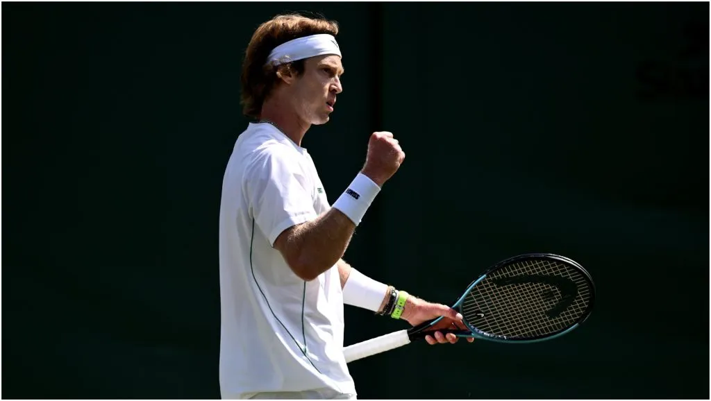 Andrey Rublev of Russia – Mike Hewitt/Getty Images