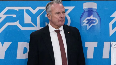 Dean Evason of the Columbus Blue Jackets