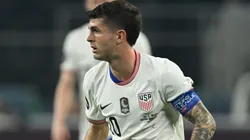 Christian Pulisic of the United States during the Concacaf Nations League final match between Mexico and USMNT at AT&T Stadium on March 24, 2024 in Arlington, Texas.