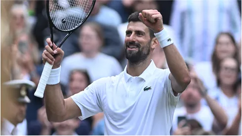Novak Djokovic of Serbia