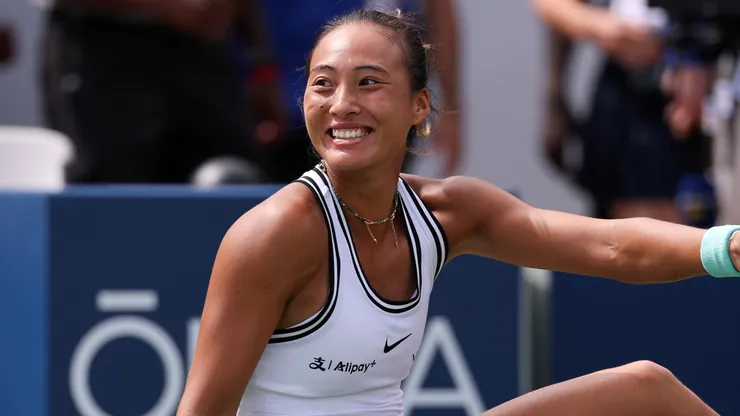 Qinwen Zheng on Day Seven of the 2026 US Open