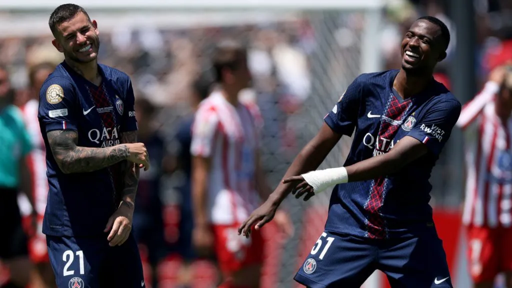 PSG stars William Pacho and Lucas Hernandez