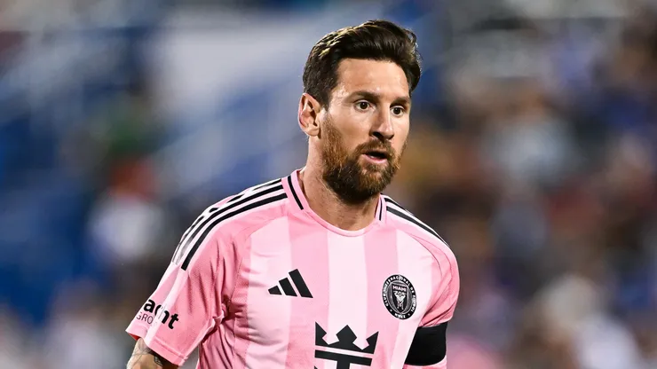 Lionel Messi of Inter Miami looks on during the match against CF Montreal