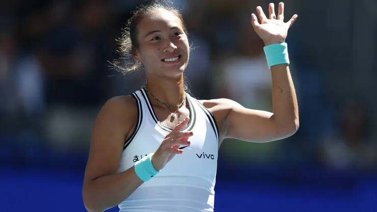 Qinwen Zheng on Day Nine of the 2026 US Open