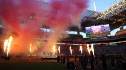 A general view of the opening ceremony prior to the FIFA Club World Cup 2025 group A match between Al Ahly FC and Internacional CF Miami at Hard Rock Stadium on June 14, 2025.