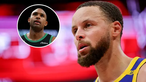 Stephen Curry #30 of the Golden State Warriors leaves the court in Game Five of the NBA Playoffs against the Houston Rockets.