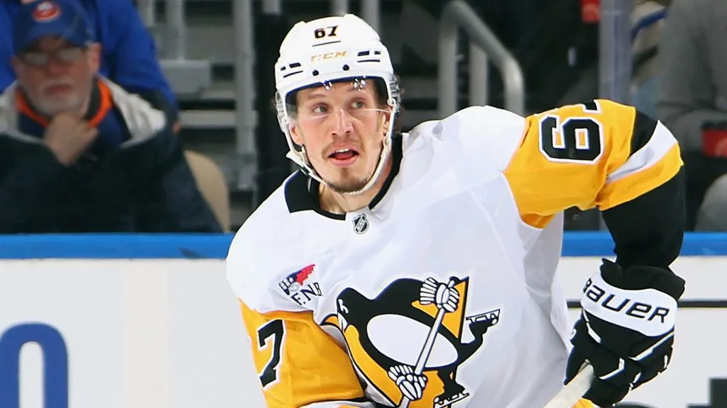 Rickard Rakell of the Penguins