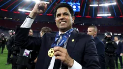 Nasser Al-Khelaifi following the UEFA Champions League Final 2025 between Paris Saint-Germain and FC Internazionale Milano at Munich Football Arena on May 31, 2025.